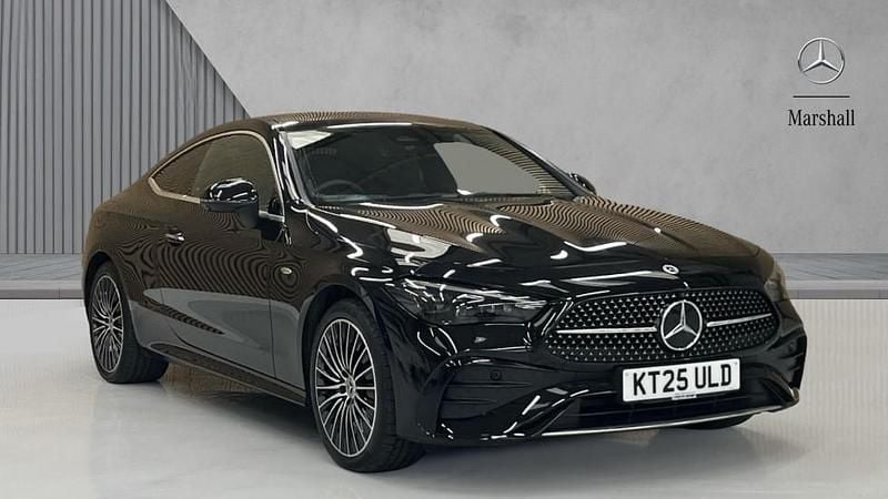 Black Used 2025 Mercedes CLE300 AMG Line Premium Coupe | £48,480 (Good price) - Image 1/4