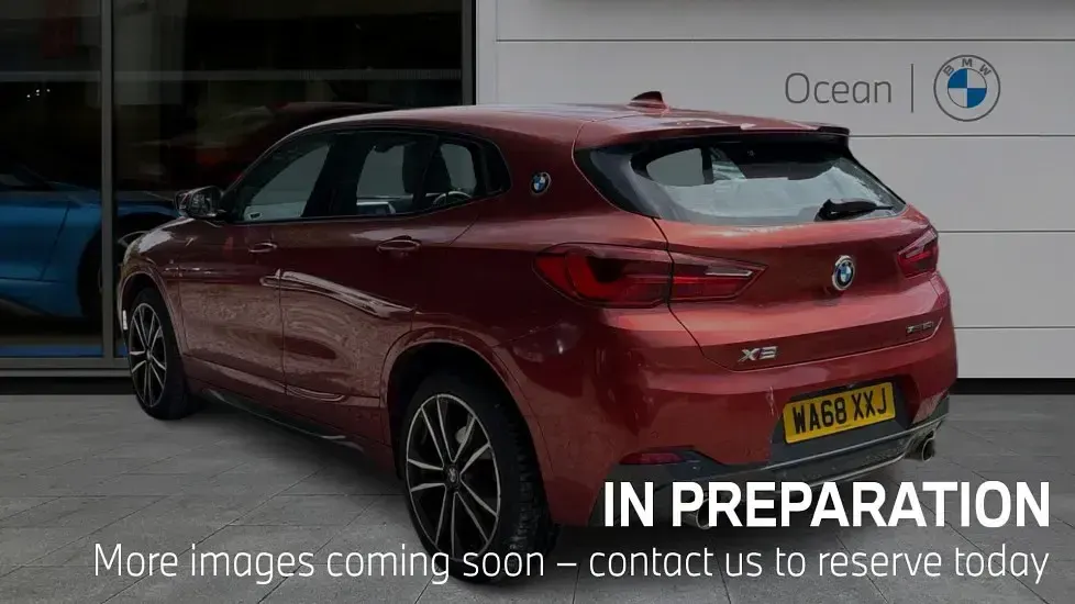 Used BMW X2 M Sport 189 HP (139 kW) 2018 Orange SUV