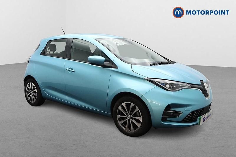 Used Renault Zoe GT-Line 100 kW (136 HP) 2021 Blue Hatchback