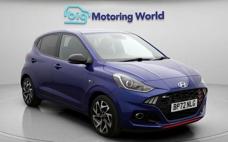 Used Hyundai i10 N Line 101 HP (74 kW) 2023 Blue Hatchback