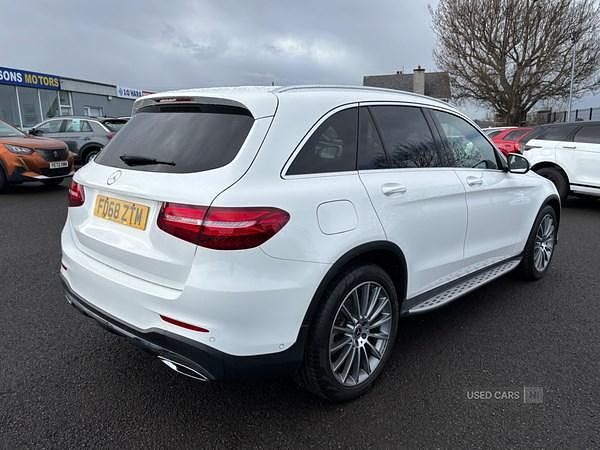 Used Mercedes GLC220 AMG line 2019 White Estate