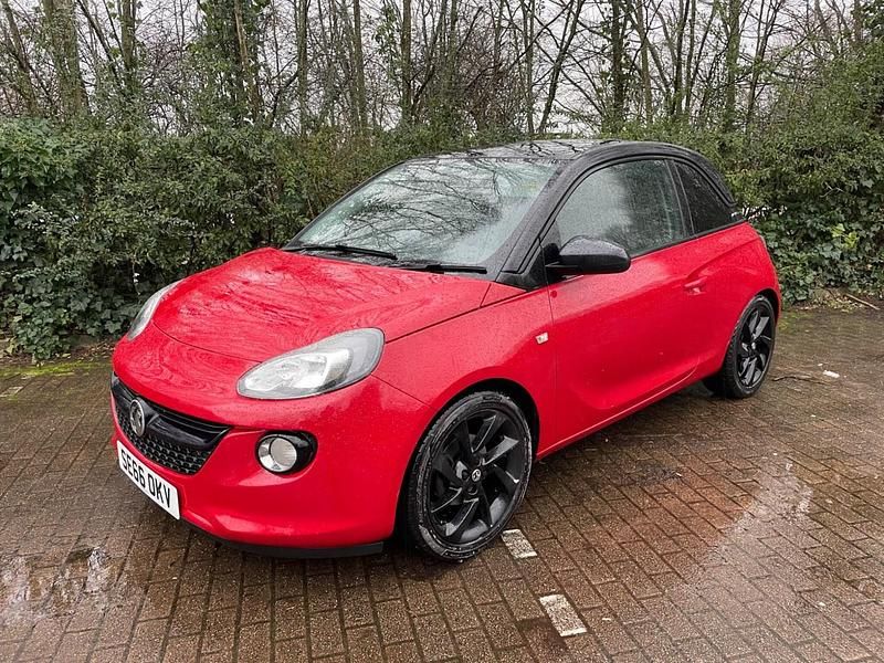 Used Vauxhall Adam S 70 HP (51 kW) 2017 Red Hatchback