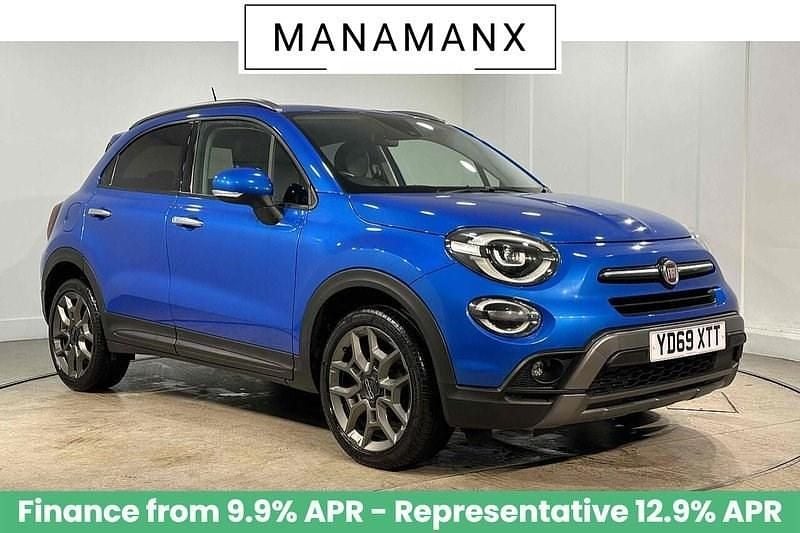 Blue Used 2019 Fiat 500X Cross Plus SUV | £7,980 (Fair price) - Image 1/3