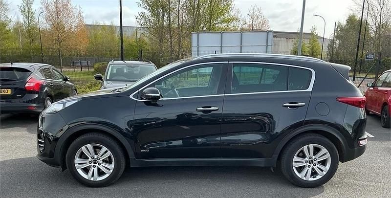 Begagnad Kia Sportage 2017 Svart SUV