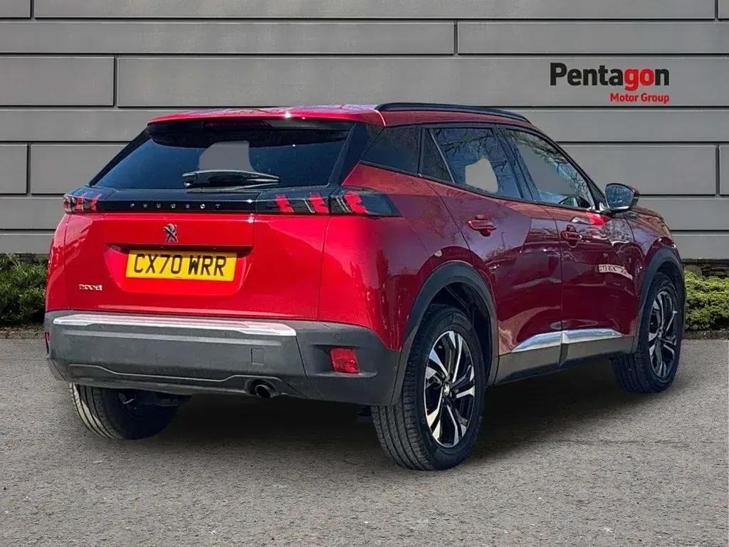 Begagnad Peugeot 2008 Allure 99 HK (72 kW) 2020 Röd SUV