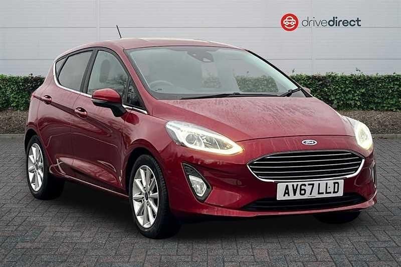 Red Used 2017 Ford Fiesta Titanium Hatchback | £7,250 (Fair price) - Image 1/4