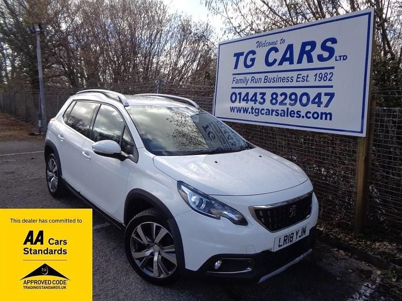 White Used 2017 Peugeot 2008 GT-line SUV | £6,995 (Good price) - Image 1/4