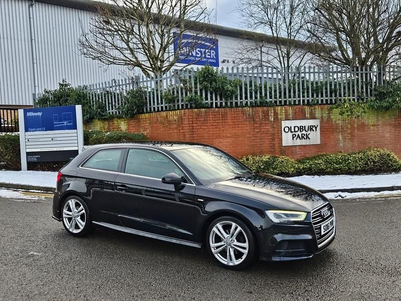 Used Audi A3 S-Line 2016 Black Hatchback