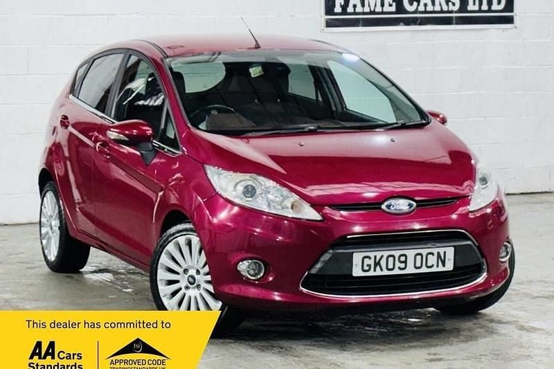 Red Used 2009 Ford Fiesta Titanium Hatchback | £3,800 (Good price) - Image 1/1