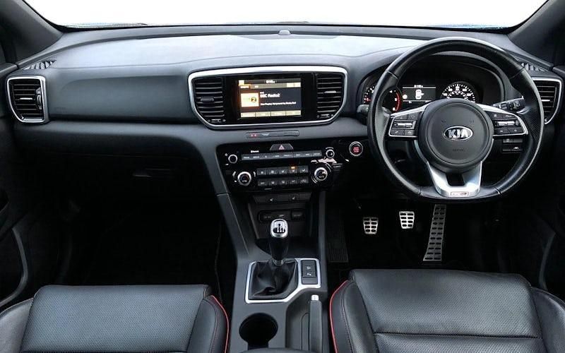 Used Kia Sportage GT-Line 136 HP (100 kW) 2019 Blue SUV
