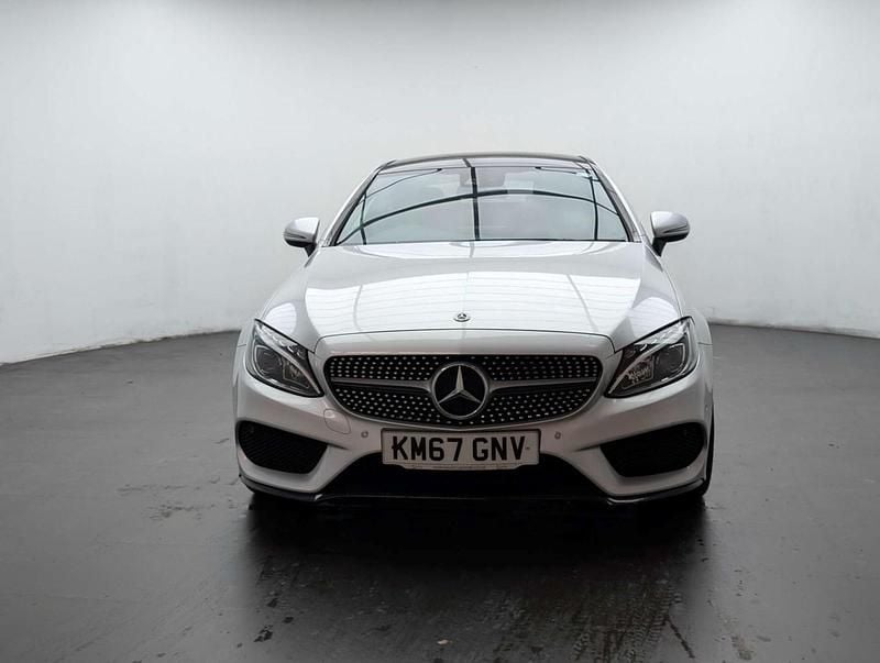 Used Mercedes C250 AMG line 204 HP (150 kW) 2018 Silver Coupe