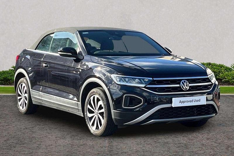 Black Used 2022 VW T-Roc Cabriolet Style Cabriolet | £22,495 (Fair price) - Image 1/4