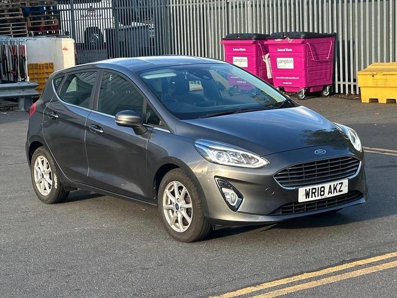 Grey Used 2018 Ford Fiesta Zetec Hatchback | £7,699 (Fair price) - Image 1/4