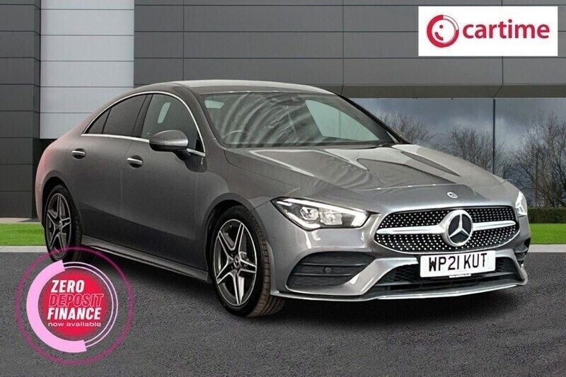 Grey Used 2021 Mercedes CLA180 AMG line Sedan | £15,990 (Fair price) - Image 1/3