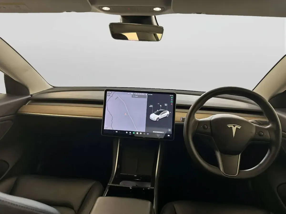 Używany Tesla Model 3 Standard Range Plus 177 kW (241 KM) 2020 Biały Sedan/Limuzyna