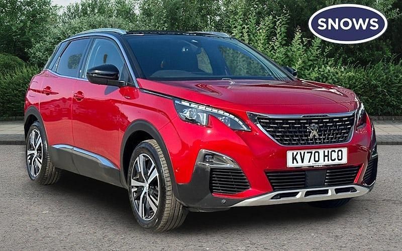 Used Peugeot 3008 GT-line 181 HP (133 kW) 2020 Red SUV