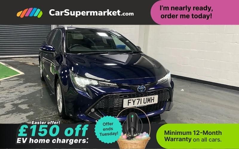 Used Toyota Corolla 122 HP (89 kW) 2021 Blue Estate