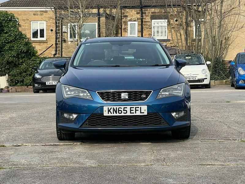 Begagnad Seat Leon FR 184 HK (135 kW) 2015 Blå Kombi