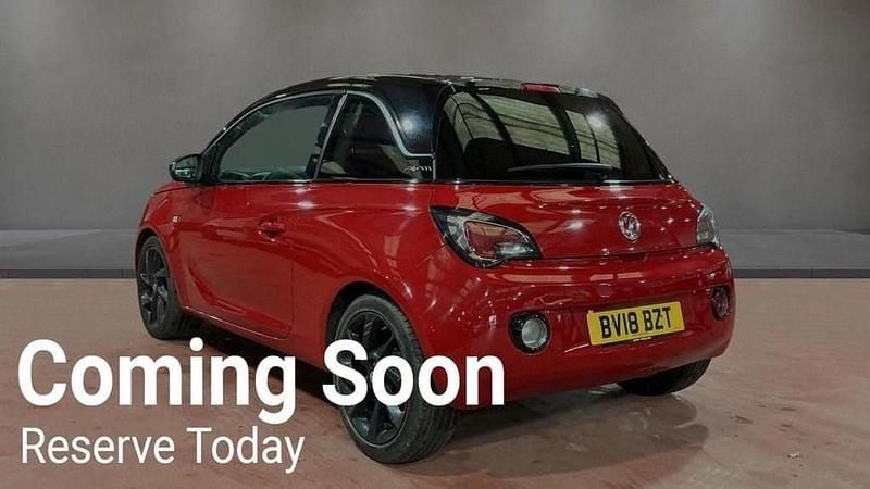 Used Vauxhall Adam S 70 HP (51 kW) 2018 Red Hatchback