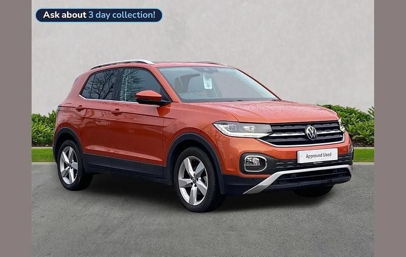 Used VW T-Cross SEL 108 HP (79 kW) 2023 Orange SUV