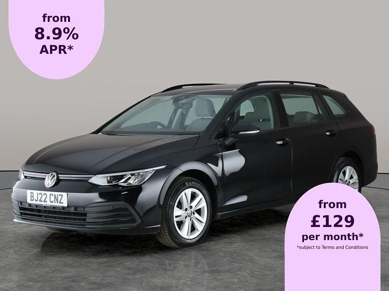 Black Used 2022 VW Golf VIII Active Estate | £11,643 (Fair price) - Image 1/2