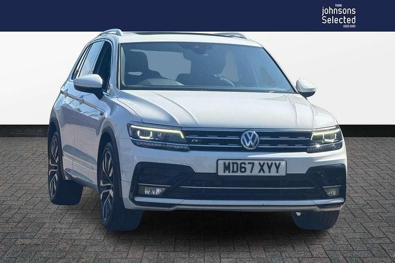 White Used 2017 VW Tiguan R-line SUV | £17,995 (Fair price) - Image 1/4