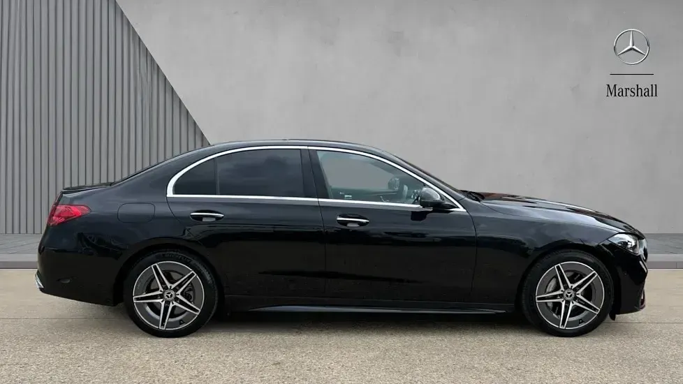 Used Mercedes C300e AMG Line Premium 313 HP (230 kW) 2024 Obsidian black metallic Sedan