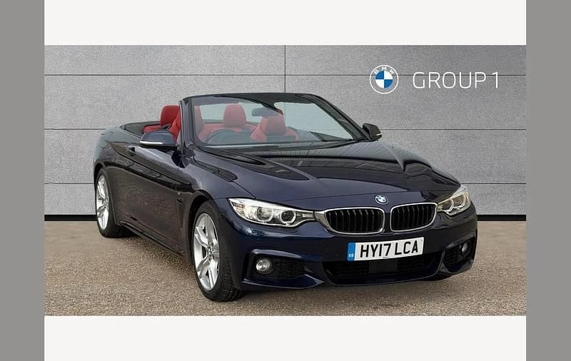 Used BMW 430 Cabriolet M Sport 252 HP (185 kW) 2017 Blue Cabriolet