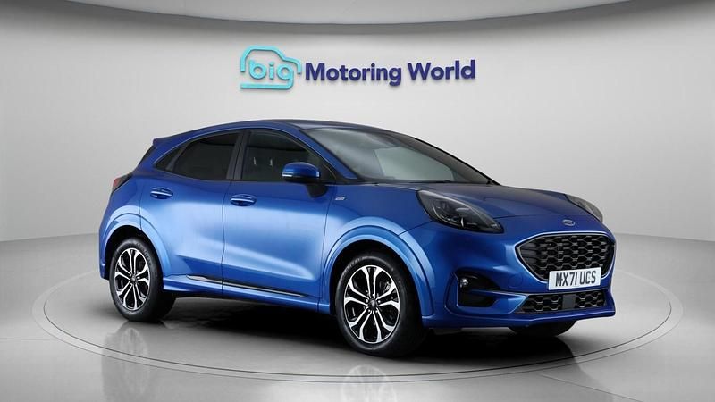 Blue Used 2021 Ford Puma Gen-E ST-Line SUV | £15,500 (Fair price) - Image 1/4