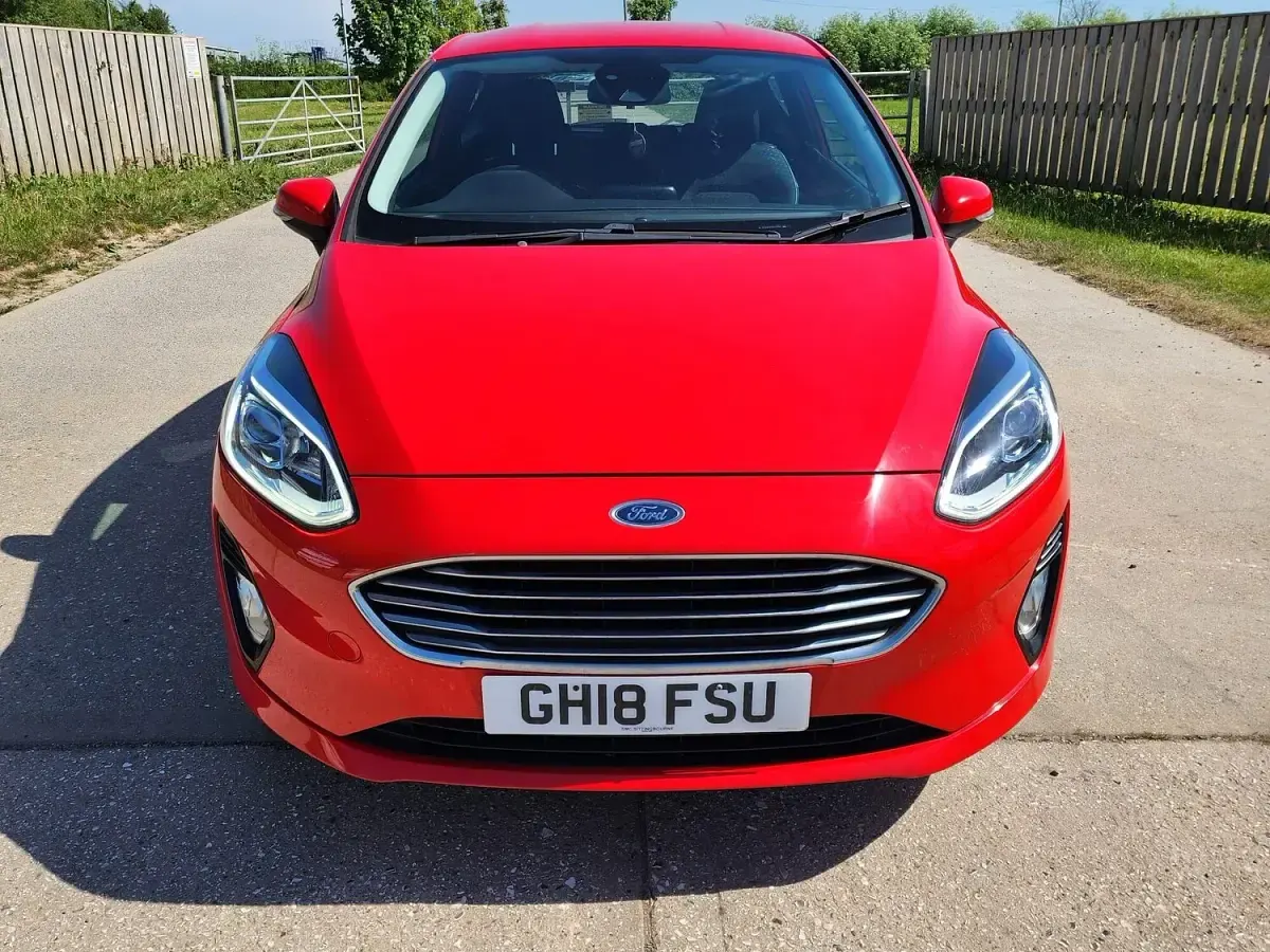 Used Ford Fiesta Zetec 70 HP (51 kW) 2018 Red Hatchback
