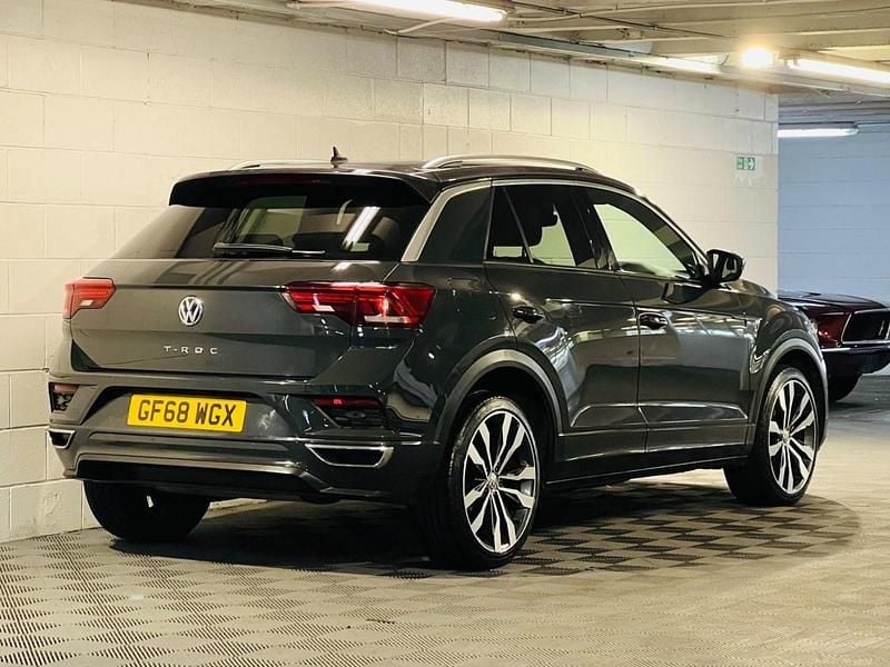 Used VW T-Roc R-line 150 HP (110 kW) 2018 Grey SUV