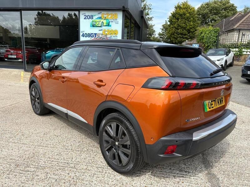 Orange Used 2022 Peugeot e-2008 Premium SUV | £15,750 (Fair price) - Image 1/4