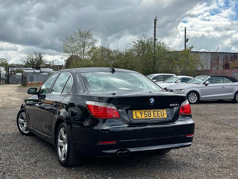 Used BMW 523 2008 Black Sedan