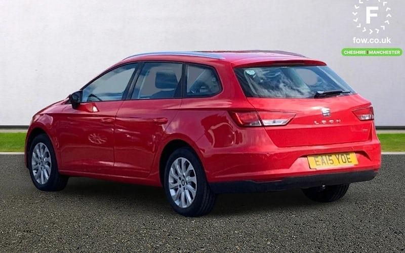 Second-hand Seat Leon Comfort 110 CP (80 kW) 2015 Roșu Break