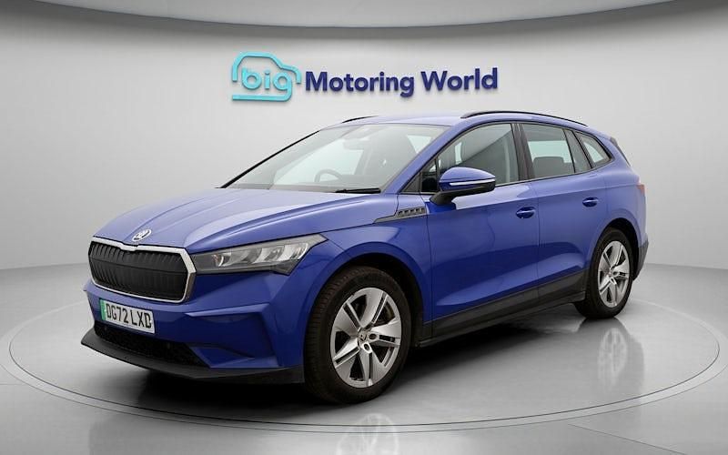 Used Skoda Enyaq iV ecoSuite 131 kW (179 HP) 2022 Blue SUV