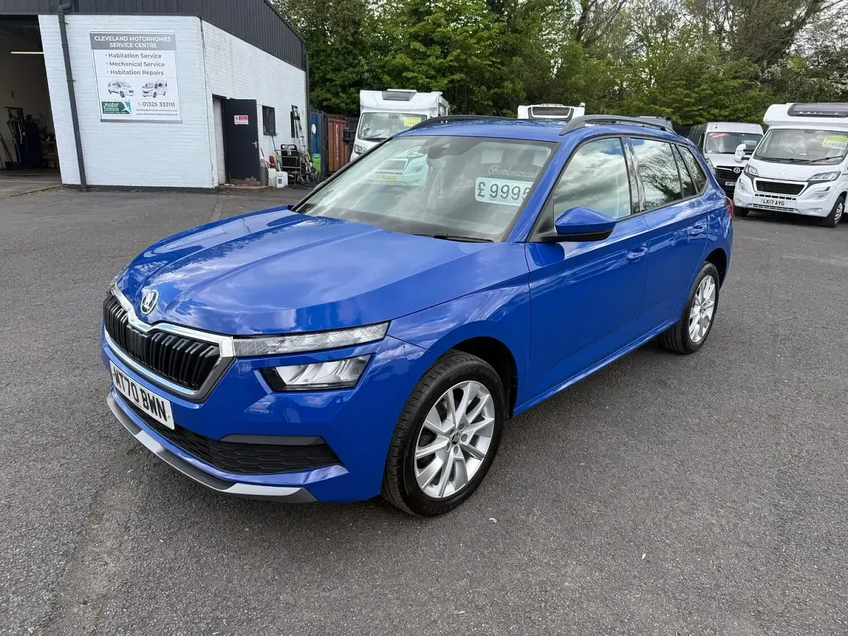 Used Skoda Kamiq SE 115 HP (84 kW) 2020 Blue SUV