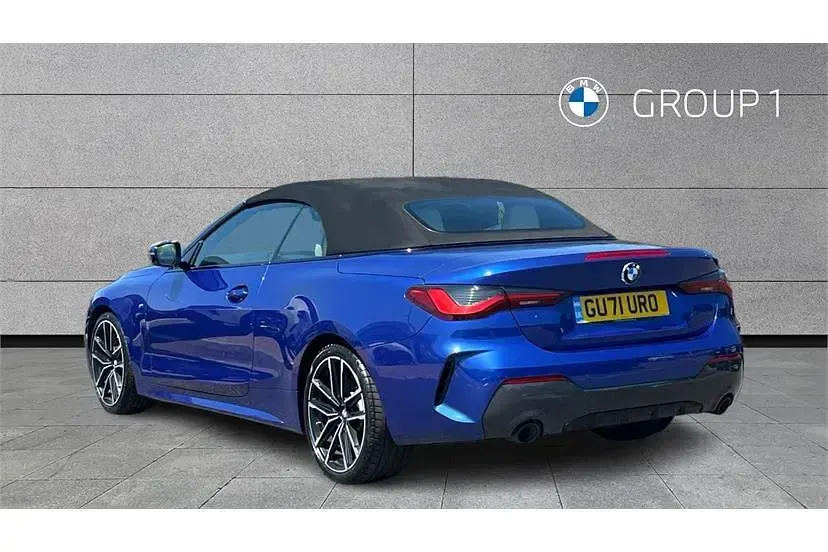 Used BMW 430 Cabriolet M Sport 258 HP (189 kW) 2021 Portimao blue Cabriolet