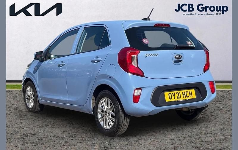 Used Kia Picanto 65 HP (47 kW) 2021 Blue Hatchback