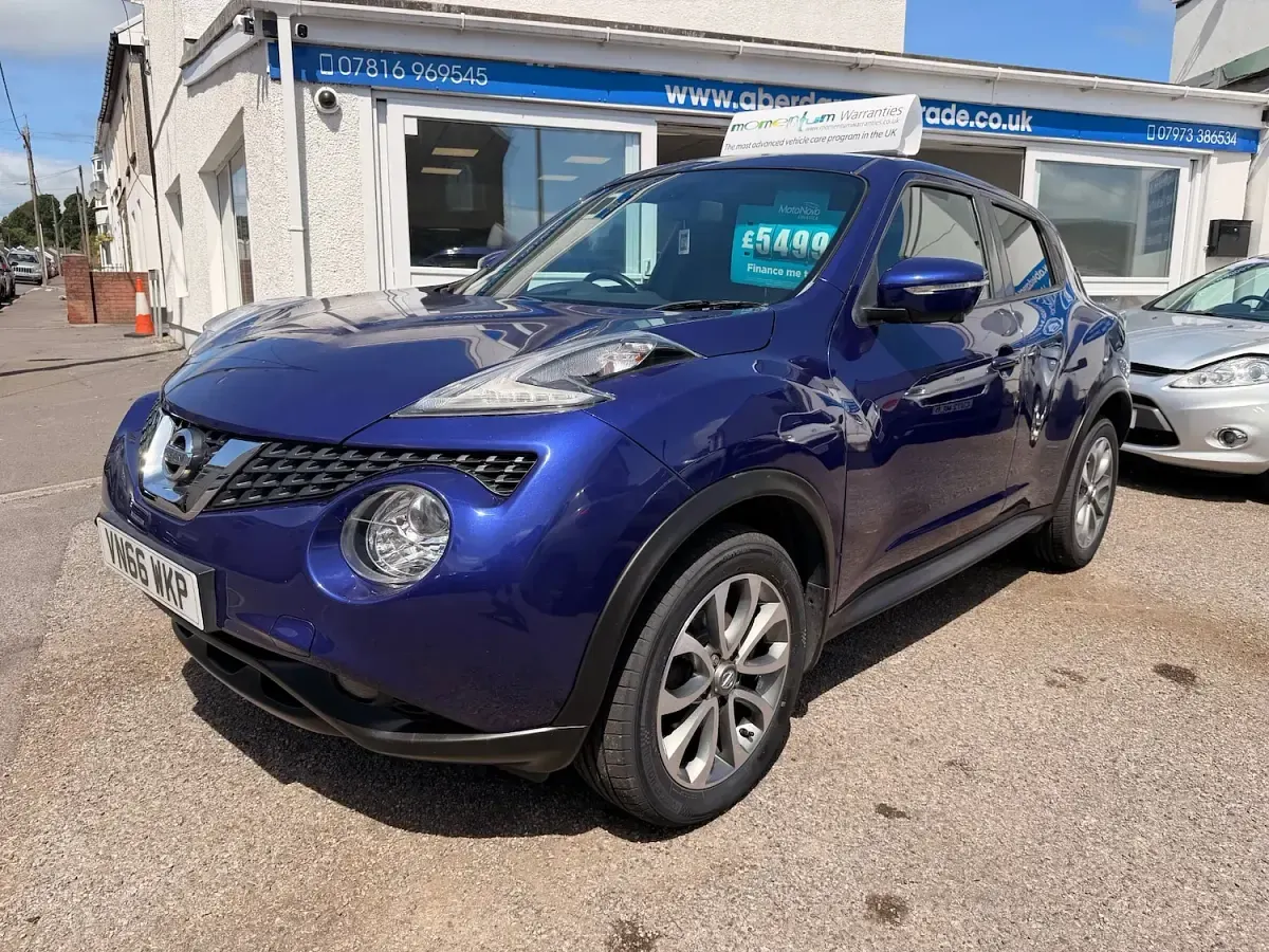 Used Nissan Juke Tekna 115 HP (84 kW) 2016 Blue SUV
