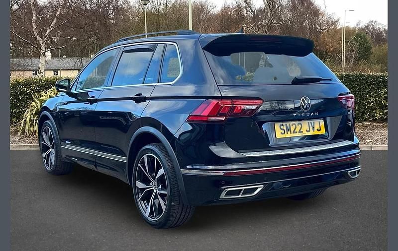 Used VW Tiguan R-line 150 HP (110 kW) 2022 Black SUV