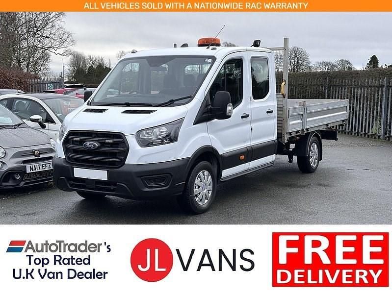 Used Ford Transit 130 HP (95 kW) 2022 White Cabriolet