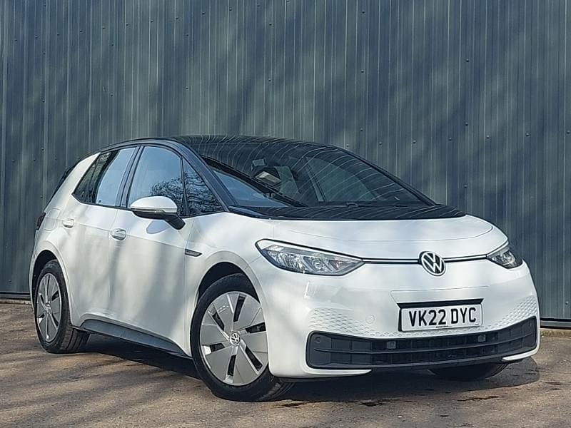 Begagnad VW ID.3 Pro Performance 150 kW (204 HK) 2022 Vit Halvkombi