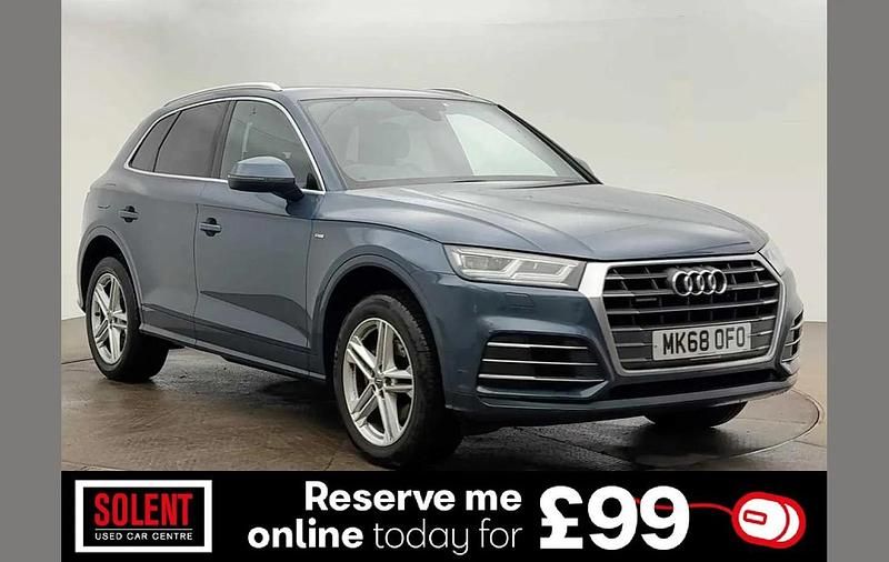 Used Audi Q5 S-Line 187 HP (137 kW) 2018 Blue SUV