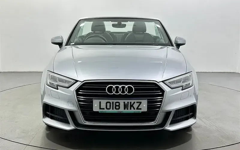 Used Audi A3 Cabriolet S-Line 150 HP (110 kW) 2018 Silver Cabriolet
