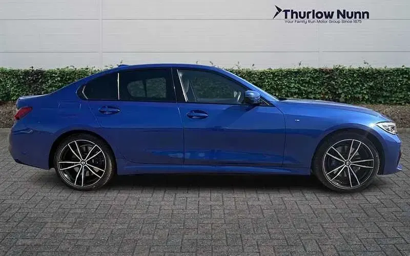 Used BMW 330e M Sport 292 HP (214 kW) 2019 Blue Sedan