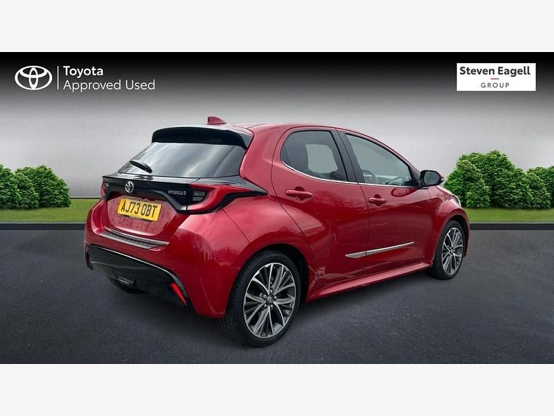Used Toyota Yaris Hybrid 2024 Red Hatchback