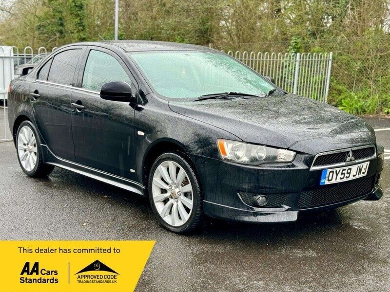 Black Used 2009 Mitsubishi Lancer Sedan | £6,932 (Fair price) - Image 1/4