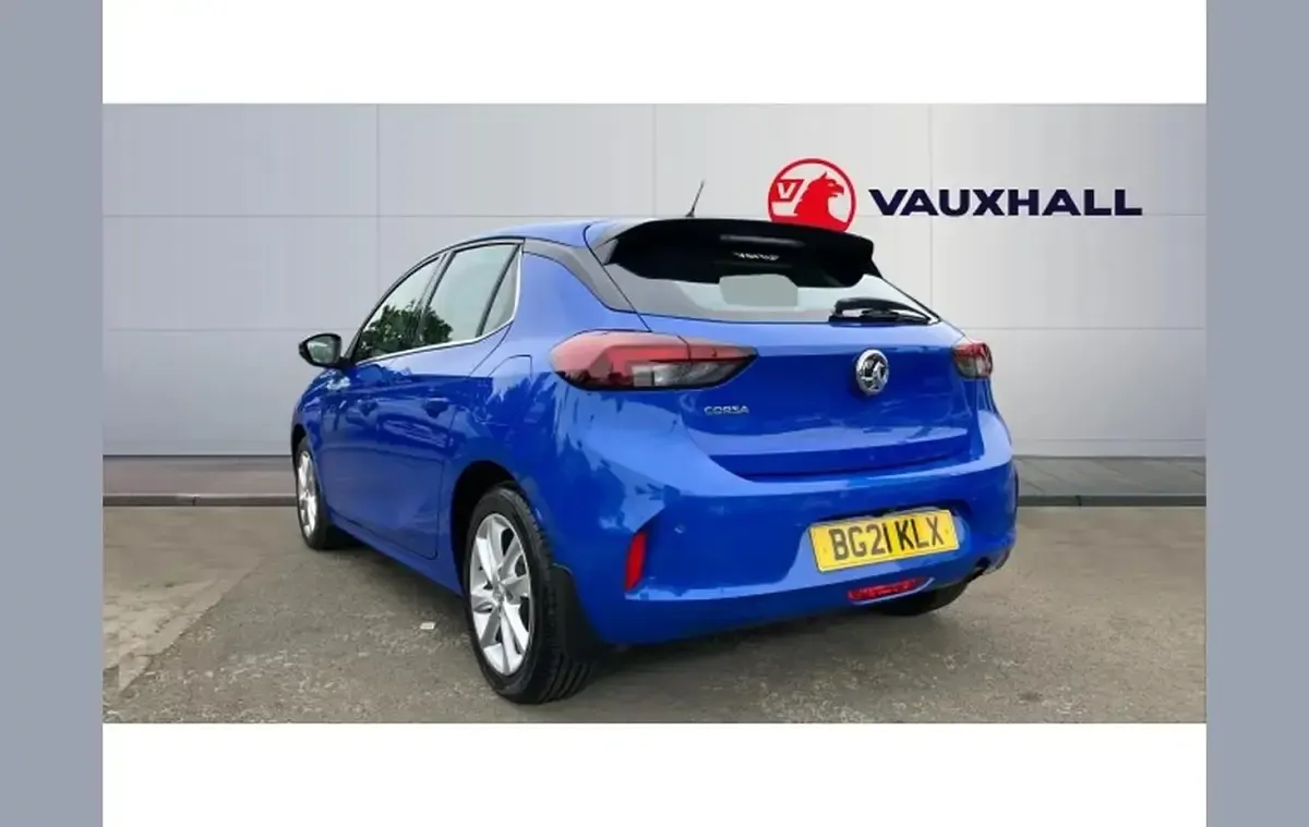 Used Vauxhall Corsa Elite 73 HP (53 kW) 2021 Blue Hatchback