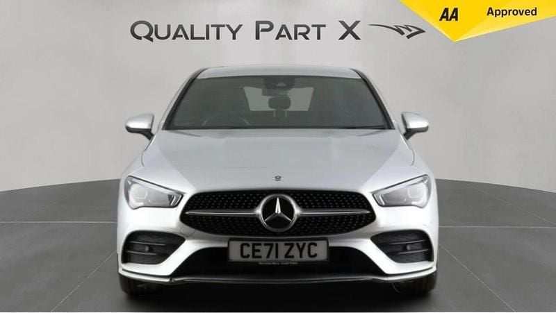 Used Mercedes CLA180 AMG Line Premium 136 HP (100 kW) 2021 Silver Sedan