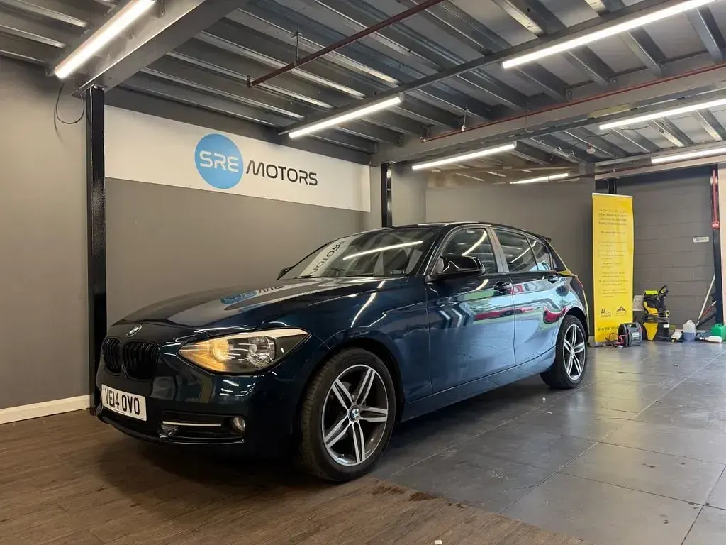 Used BMW 116 Sport Line 116 HP (85 kW) 2014 Blue Hatchback